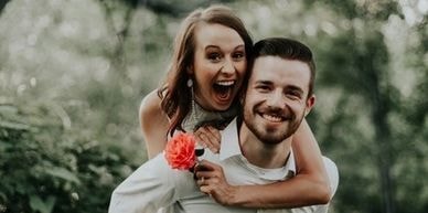 Couple reconnecting